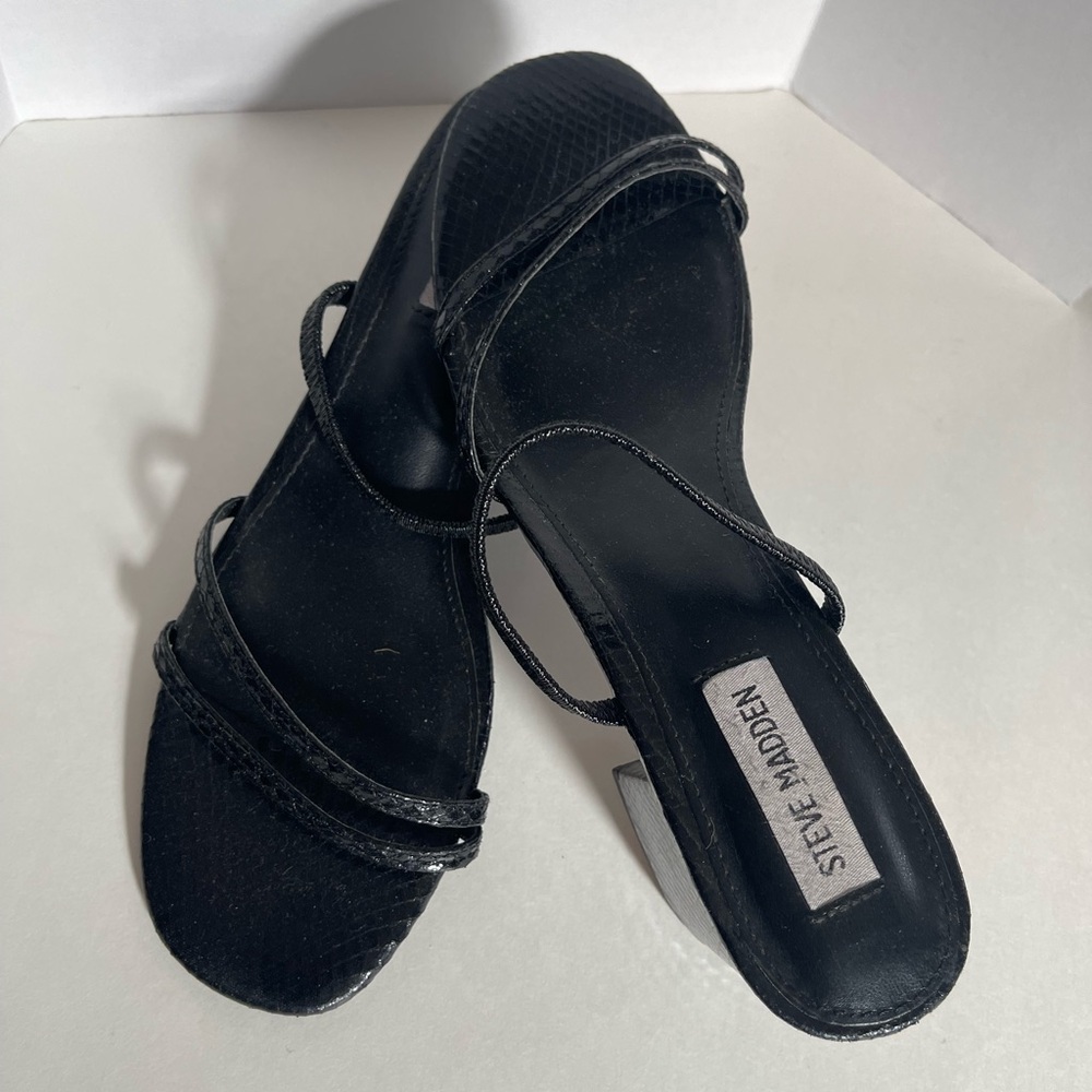 Steve Madden Black Women's Sandals